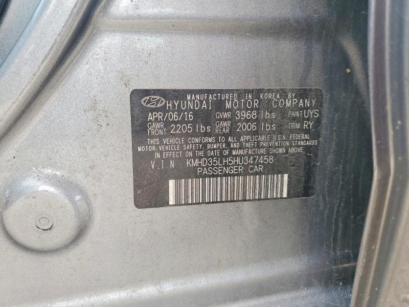Продажа на аукционе авто 2017 Hyundai Elantra Gt, vin: KMHD35LH5HU347458, номер лота: 56496186