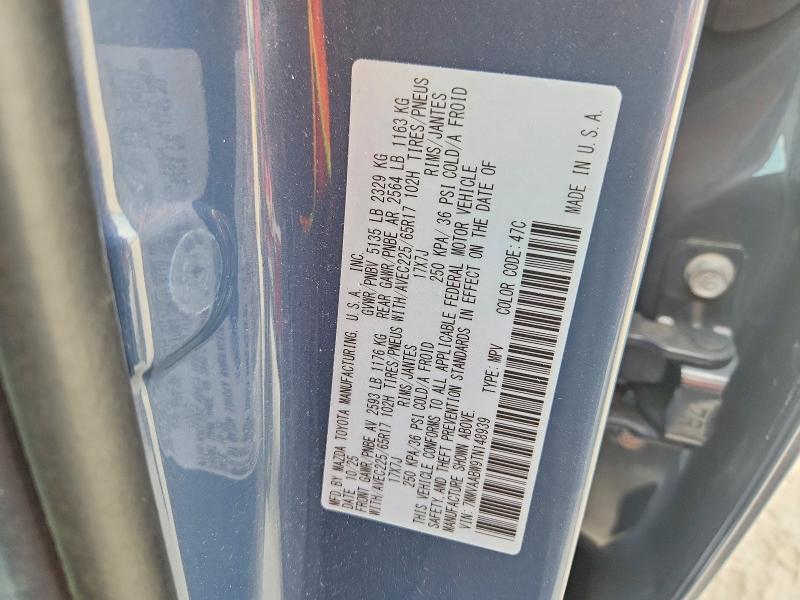 Aukcja sprzedaży 2026 Mazda Cx-50, vin: 7MMVAABW9TN148939, numer aukcji: 55081696
