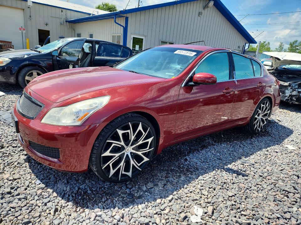 58572816 :رقم المزاد ، JNKBV61F18M264816 vin ، 2008 Infiniti G35 مزاد بيع