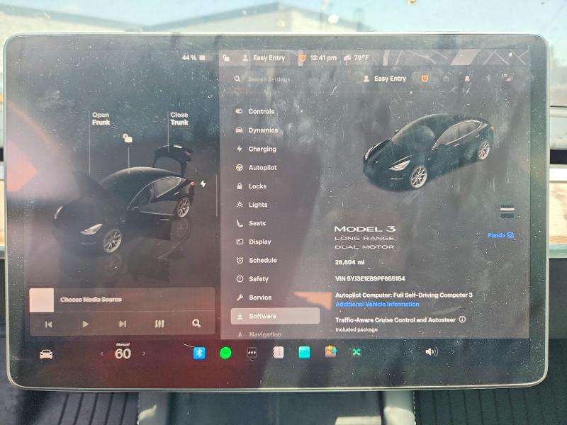58841216 :رقم المزاد ، 5YJ3E1EB9PF655154 vin ، 2023 Tesla Model 3 مزاد بيع