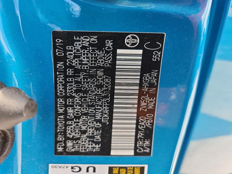 Auction sale of the 2020 Toyota Prius Prime, vin: JTDKARFP3L3132087, lot number: 56747166