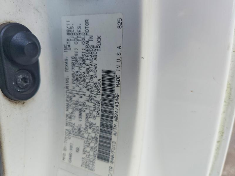 Aukcja sprzedaży 2012 Toyota Tacoma, vin: 5TFPX4EN3CX007283, numer aukcji: 58135696