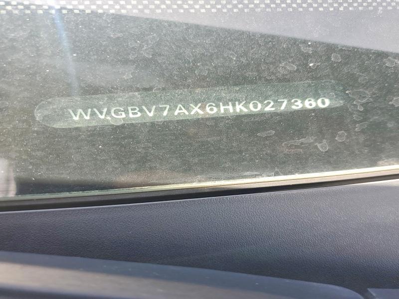 Aukcja sprzedaży 2017 Volkswagen Tiguan, vin: WVGBV7AX6HK027360, numer aukcji: 58206206