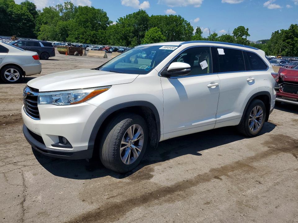 Aukcja sprzedaży 2015 Toyota Highlander, vin: 5TDJKRFHXFS079344, numer aukcji: 58848456