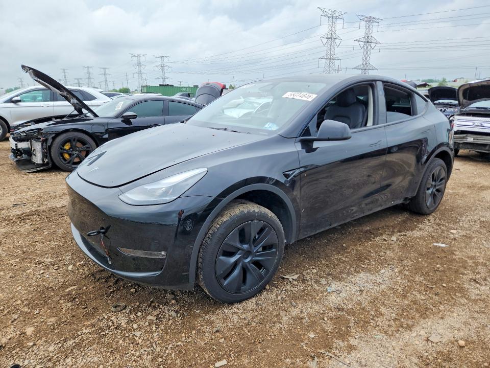 2024 Tesla Model Y მანქანა იყიდება აუქციონზე, vin: 7SAYGAEE0RF150314, აუქციონის ნომერი: 55374646