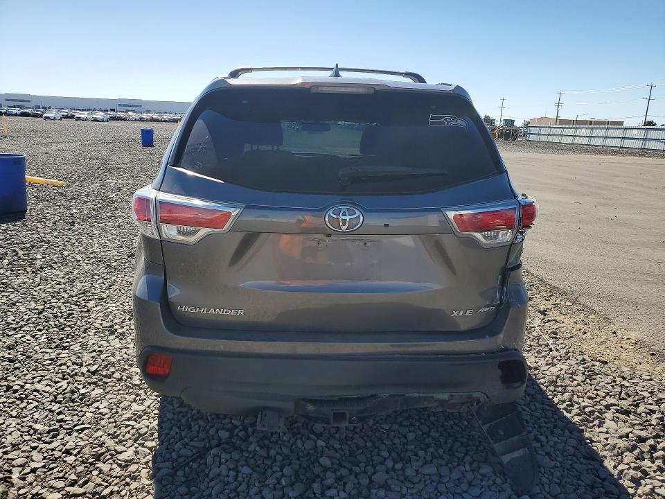 Продажа на аукционе авто 2016 Toyota Highlander, vin: 5TDJKRFH5GS270168, номер лота: 57216266