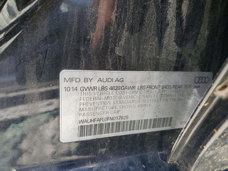 Продаж на аукціоні авто 2015 Audi A4, vin: WAUHFAFL0FN017625, номер лоту: 55510976