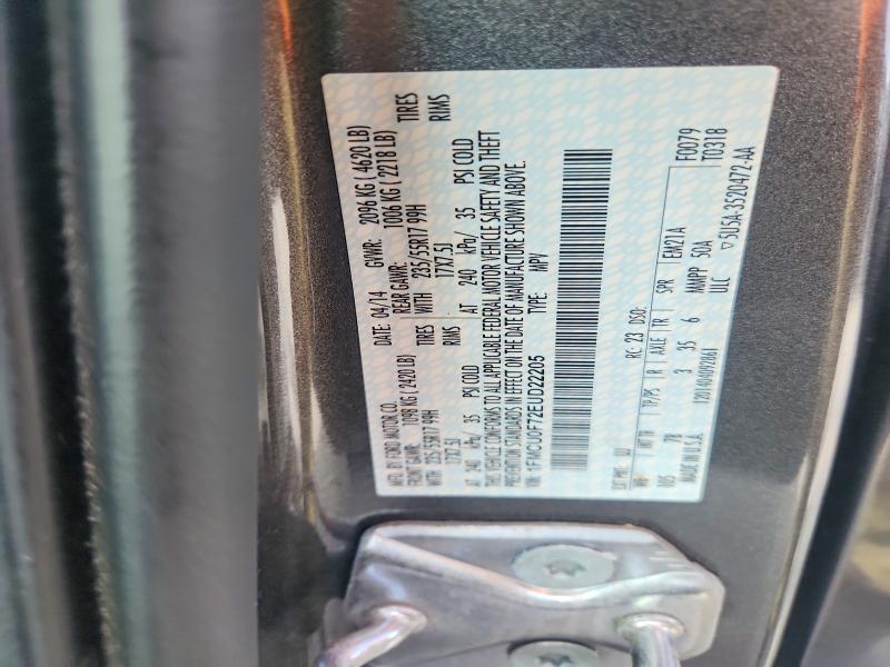 Продаж на аукціоні авто 2014 Ford Escape, vin: 1FMCU0F72EUD22205, номер лоту: 58263266