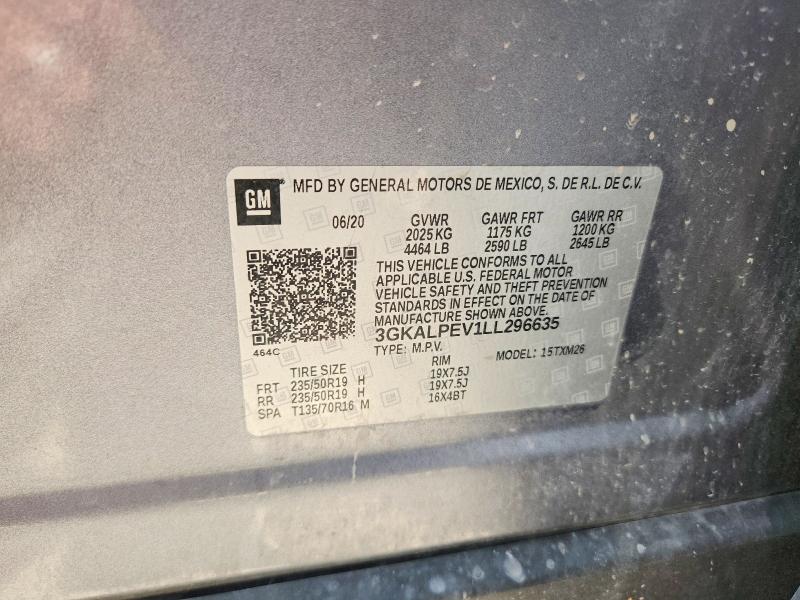 Продажа на аукционе авто 2020 Gmc Terrain, vin: 3GKALPEV1LL296635, номер лота: 55375166