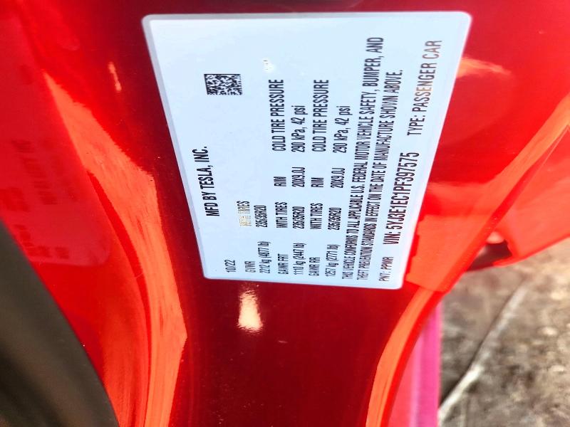 Aukcja sprzedaży 2023 Tesla Model 3, vin: 5YJ3E1EC1PF397575, numer aukcji: 56839166
