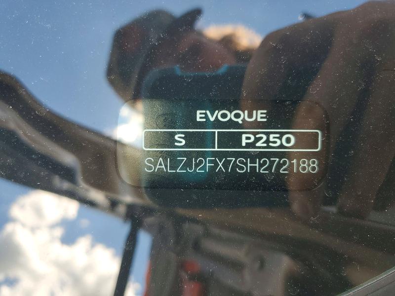 58082906 :رقم المزاد ، SALZJ2FX7SH272188 vin ، 2025 Land Rover Range Rover Evoque مزاد بيع