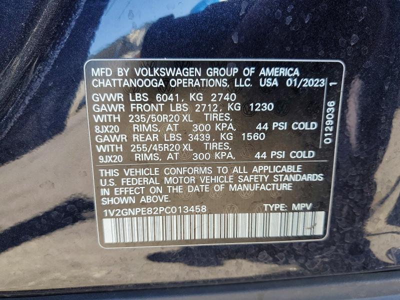 Продаж на аукціоні авто 2023 Volkswagen Id.4, vin: 1V2GNPE82PC013458, номер лоту: 56707016