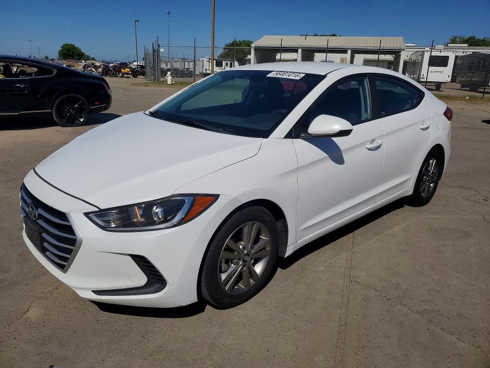 56481016 :رقم المزاد ، 5NPD84LF2JH320300 vin ، 2018 Hyundai Elantra مزاد بيع