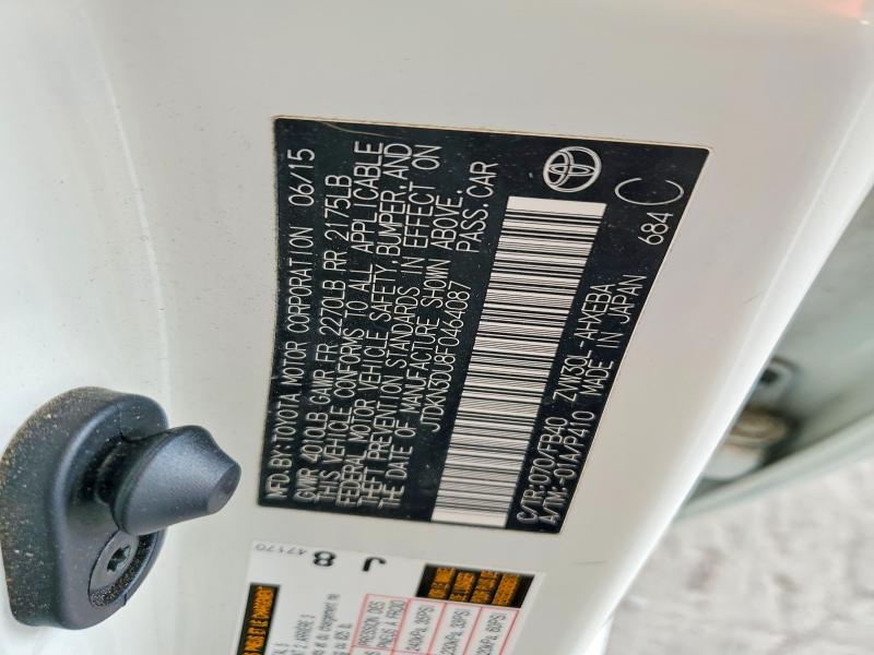 Продажа на аукционе авто 2015 Toyota Prius, vin: JTDKN3DU8F0464087, номер лота: 57521306