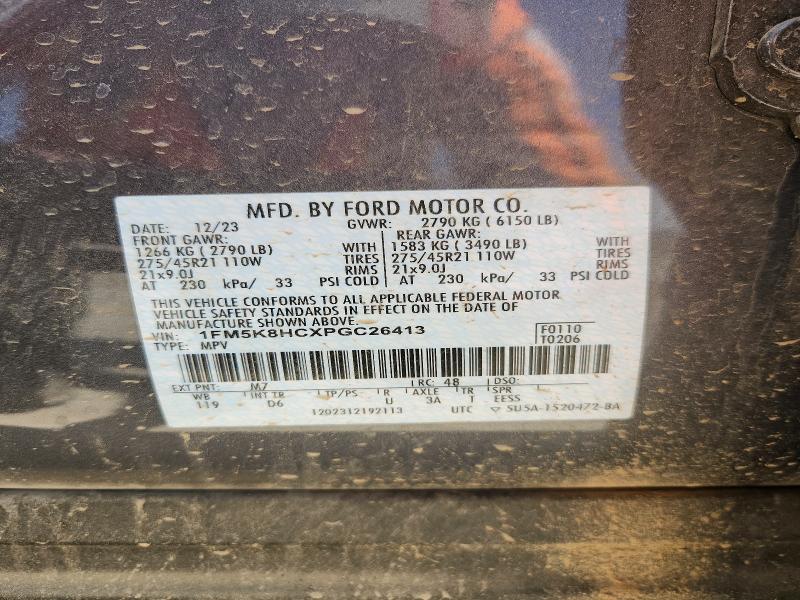 Продажа на аукционе авто 2023 Ford Explorer, vin: 1FM5K8HCXPGC26413, номер лота: 56892066