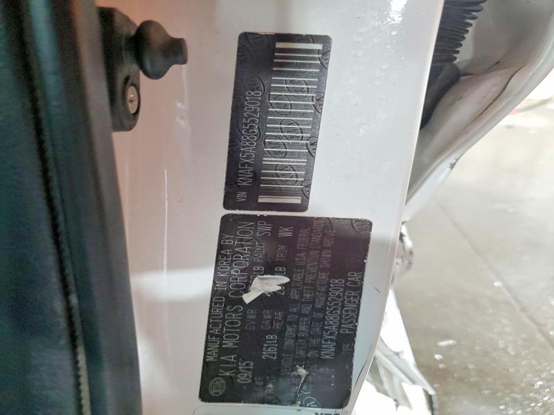 2016 Kia Forte მანქანა იყიდება აუქციონზე, vin: KNAFX5A88G5529018, აუქციონის ნომერი: 57195316