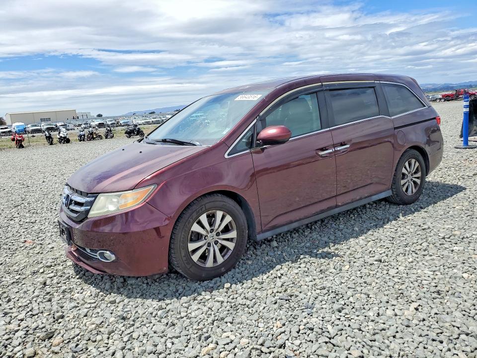 56643516 :رقم المزاد ، 5FNRL5H6XEB022813 vin ، 2014 Honda Odyssey مزاد بيع