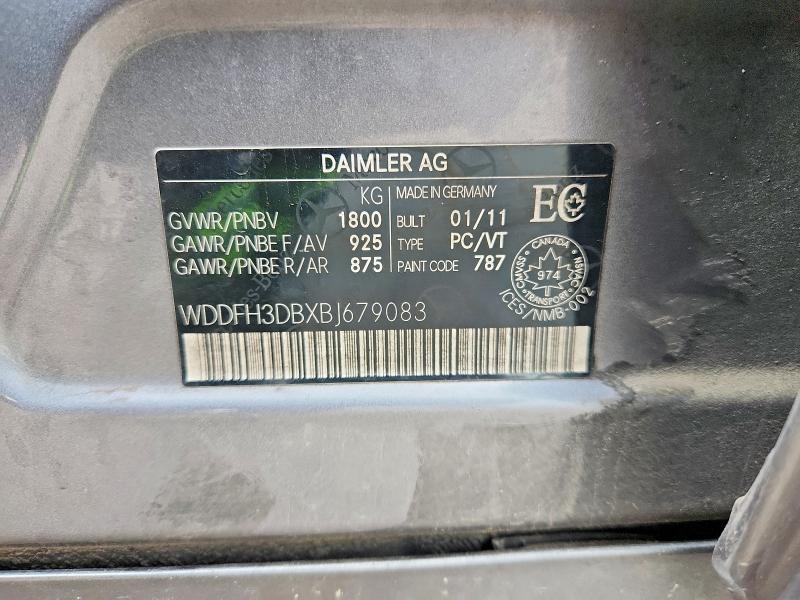 Продажа на аукционе авто 2011 Mercedes-benz B200, vin: WDDFH3DBXBJ679083, номер лота: 58719496
