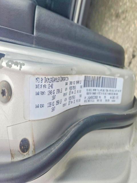 2003 Jeep Grand Cherokee მანქანა იყიდება აუქციონზე, vin: 1J4GW48S03C599828, აუქციონის ნომერი: 58004766