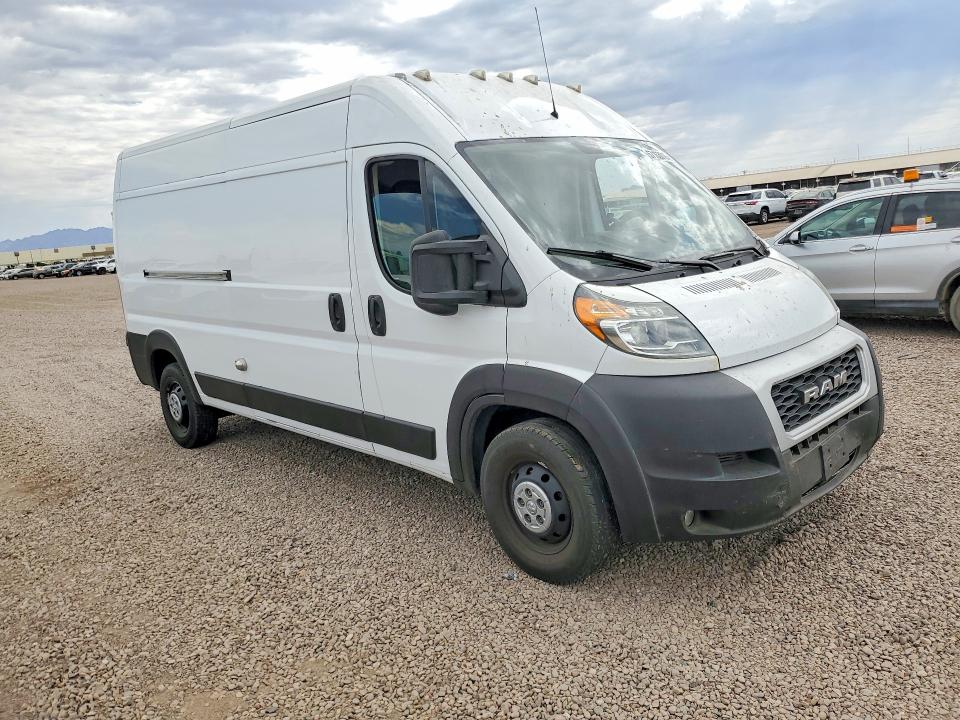 57163016 :رقم المزاد ، 3C6LRVDGXME546123 vin ، 2021 Ram Promaster 2500 مزاد بيع
