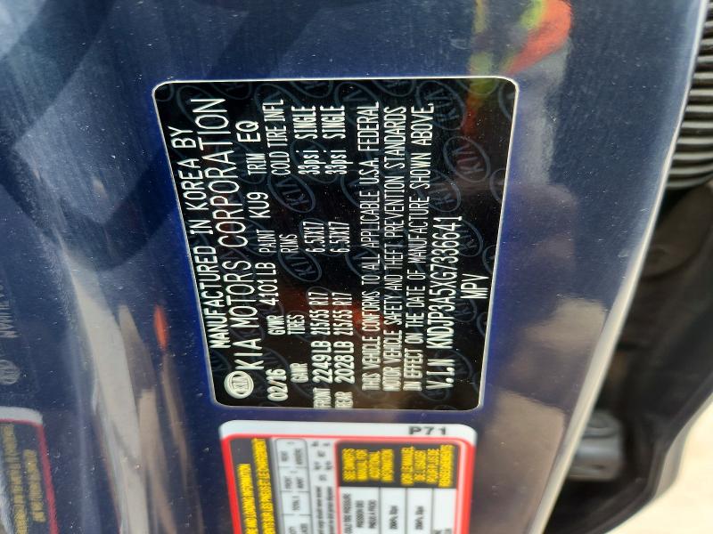 Aukcja sprzedaży 2016 Kia Soul, vin: KNDJP3A5XG7336641, numer aukcji: 58203016