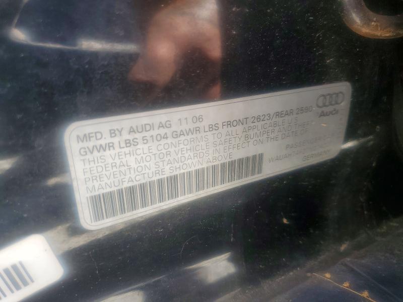 56122796 :رقم المزاد ، WAUAH74F27N074227 vin ، 2007 Audi A6 مزاد بيع