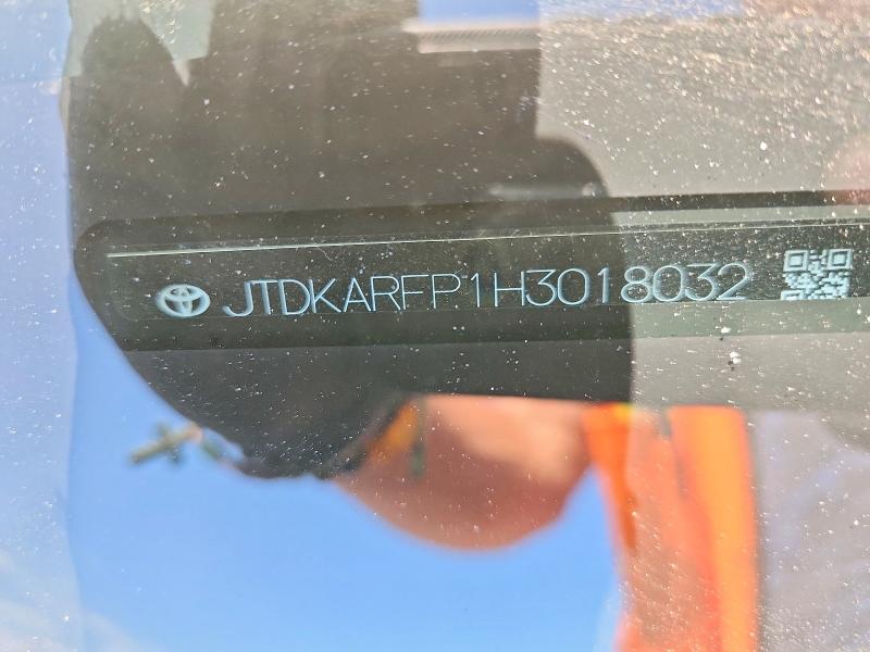 56388956 :رقم المزاد ، JTDKARFP1H3018032 vin ، 2017 Toyota Prius Prime مزاد بيع