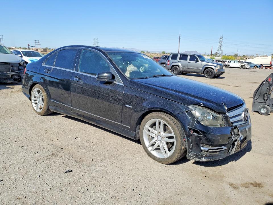 Auction sale of the 2012 Mercedes-benz C, vin: WDDGF4HB7CA637448, lot number: 56113176