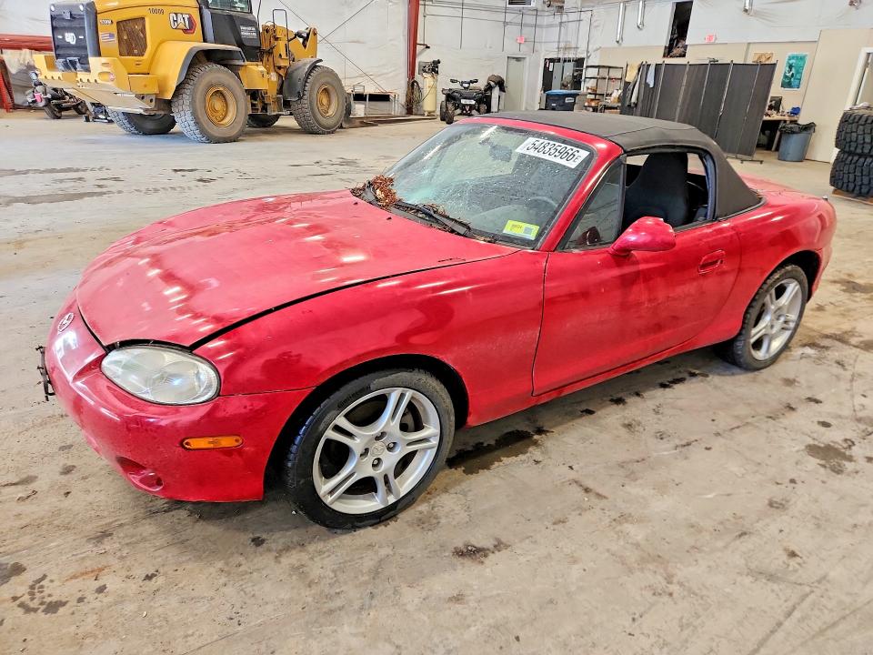 2004 Mazda Mx-5 Miata მანქანა იყიდება აუქციონზე, vin: JM1NB353X40407513, აუქციონის ნომერი: 54835966