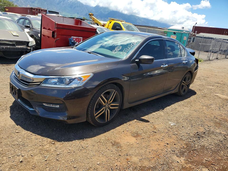 2017 Honda Accord მანქანა იყიდება აუქციონზე, vin: 1HGCR2F13HA120865, აუქციონის ნომერი: 56312026