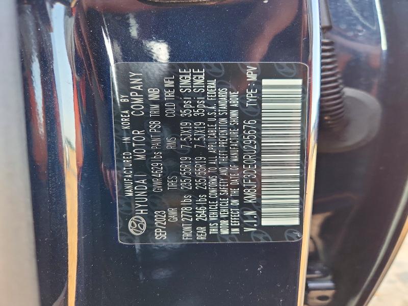 58912376 :رقم المزاد ، KM8JF3DE0RU295676 vin ، 2024 Hyundai Tucson مزاد بيع