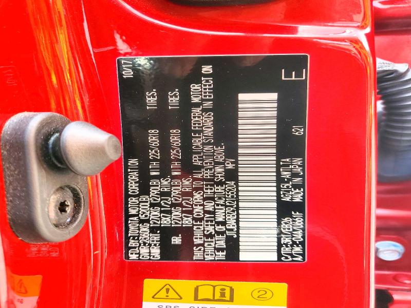 Продаж на аукціоні авто 2018 Lexus Nx 300, vin: JTJBARBZ9J2155204, номер лоту: 57706796