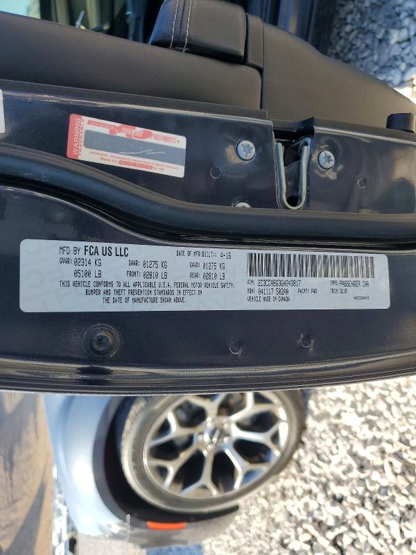 57253036 :رقم المزاد ، 2C3CCABG3GH243817 vin ، 2016 Chrysler 300 مزاد بيع