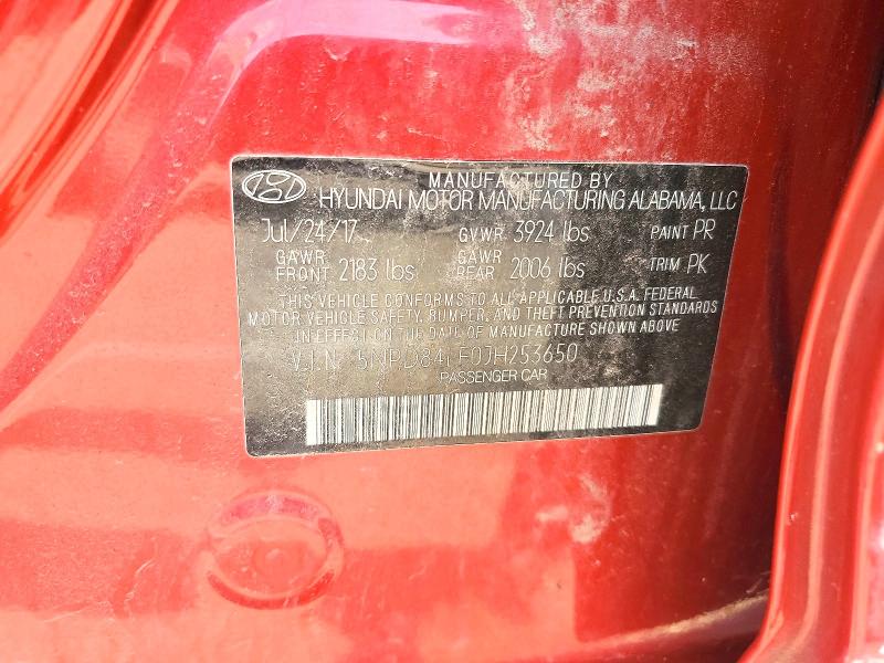 55975156 :رقم المزاد ، 5NPD84LF0JH253650 vin ، 2018 Hyundai Elantra مزاد بيع