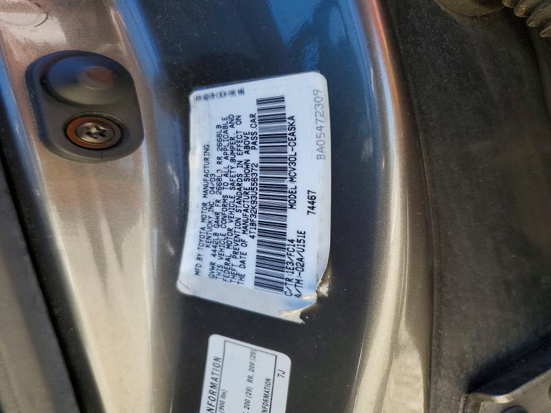 Продажа на аукционе авто 2003 Toyota Camry, vin: 4T1BF32K93U556372, номер лота: 56977226