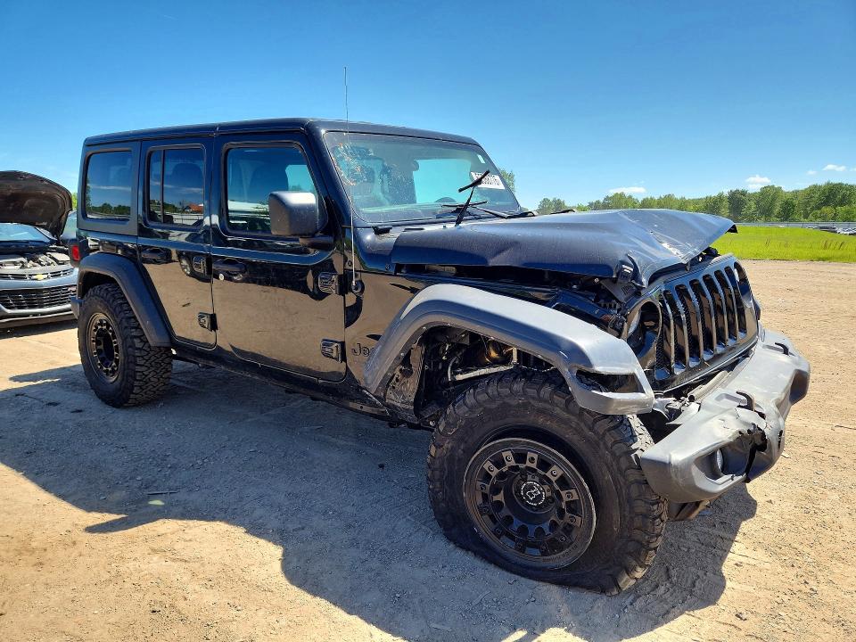 55568776 :رقم المزاد ، 1C4HJXDG4NW142288 vin ، 2022 Jeep Wrangler Unlimited مزاد بيع