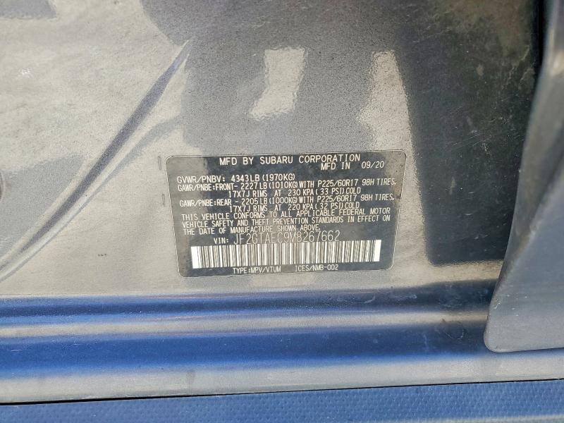 Aukcja sprzedaży 2021 Subaru Crosstrek, vin: JF2GTAEC9M8267662, numer aukcji: 57720896