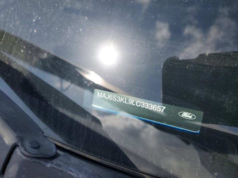 2020 Ford Ecosport მანქანა იყიდება აუქციონზე, vin: MAJ6S3KL9LC333657, აუქციონის ნომერი: 59077646