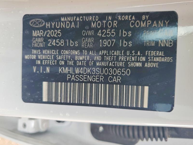 2025 Hyundai Elantra N მანქანა იყიდება აუქციონზე, vin: KMHLW4DK3SU030650, აუქციონის ნომერი: 57072616