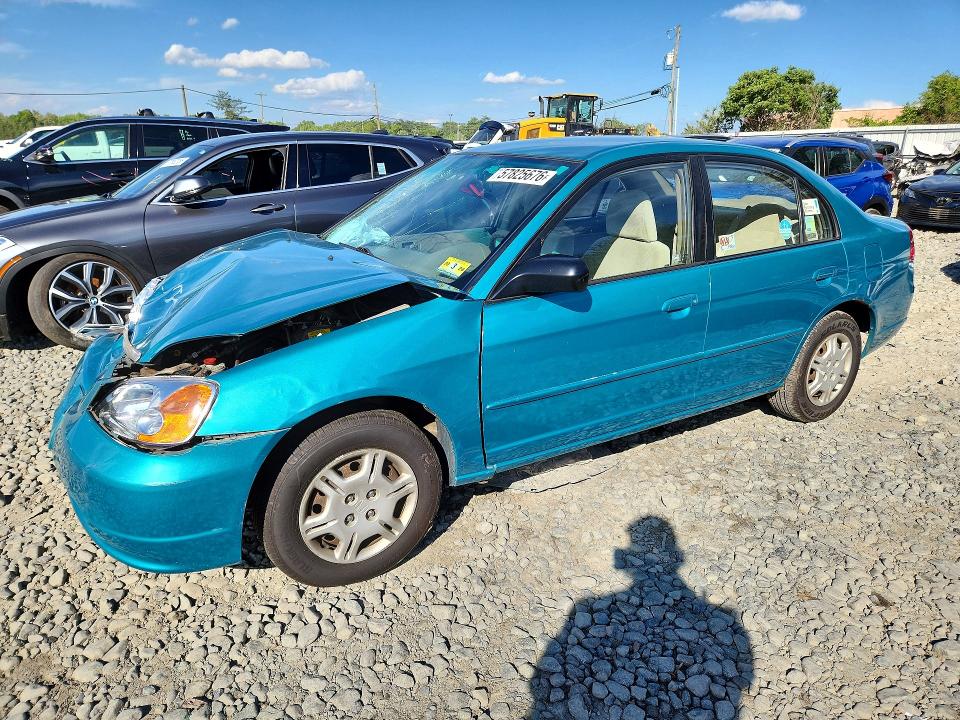 Aukcja sprzedaży 2002 Honda Civic 4d Lx, vin: 2HGES15682H574896, numer aukcji: 57825676
