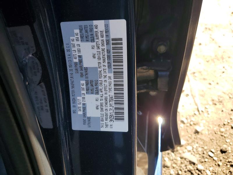 Продажа на аукционе авто 2018 Mazda 3, vin: 3MZBN1L31JM176847, номер лота: 58194276