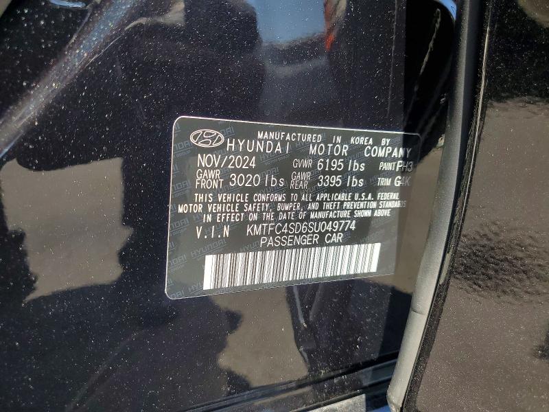57962886 :رقم المزاد ، KMTFC4SD6SU049774 vin ، 2025 Genesis G90 مزاد بيع
