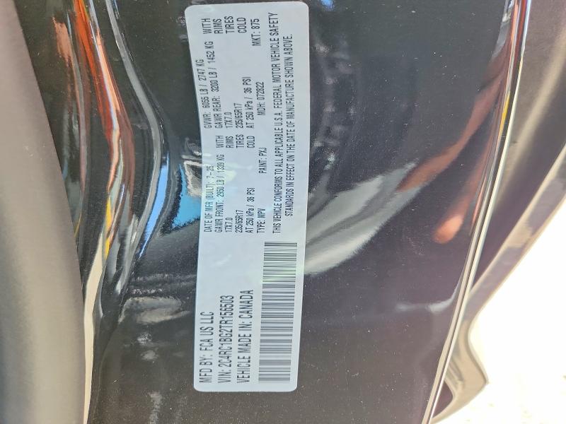 2026 Chrysler Pacifica მანქანა იყიდება აუქციონზე, vin: 2C4RC1BG2TR156503, აუქციონის ნომერი: 59149086