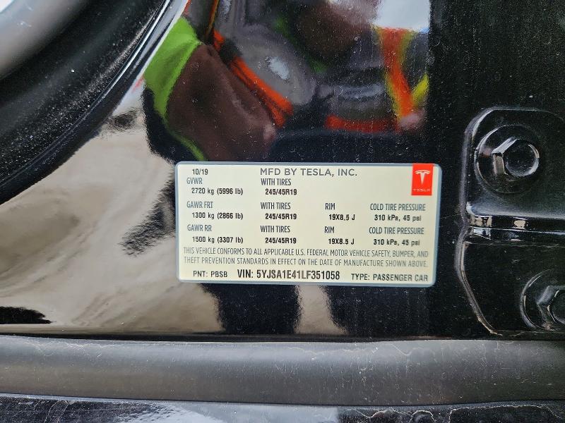 Aukcja sprzedaży 2020 Tesla Model S, vin: 5YJSA1E41LF351058, numer aukcji: 56164096