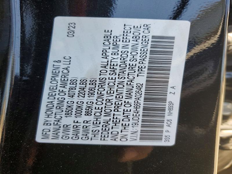 Aukcja sprzedaży 2023 Acura Integra, vin: 19UDE4H66PA026482, numer aukcji: 57135046