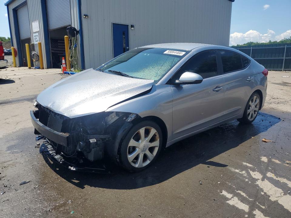 Auction sale of the 2017 Hyundai Elantra, vin: 5NPD74LF4HH182188, lot number: 58864466