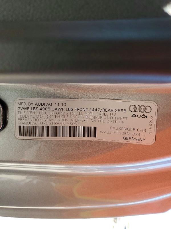 56162766 :رقم المزاد ، WAUJFAFH3BN008411 vin ، 2011 Audi A5 مزاد بيع