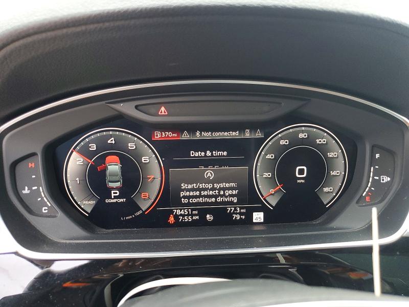 2019 Audi A8 მანქანა იყიდება აუქციონზე, vin: WAU8DAF88KN019800, აუქციონის ნომერი: 54557396