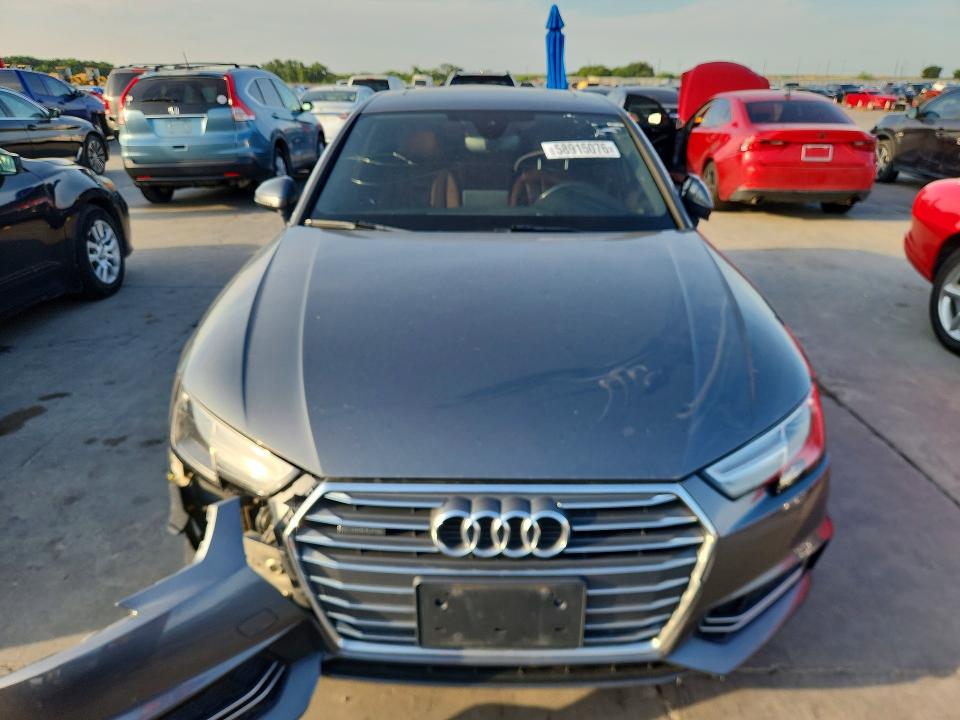 2018 Audi A4 მანქანა იყიდება აუქციონზე, vin: WAUDNAF46JA022922, აუქციონის ნომერი: 58915076