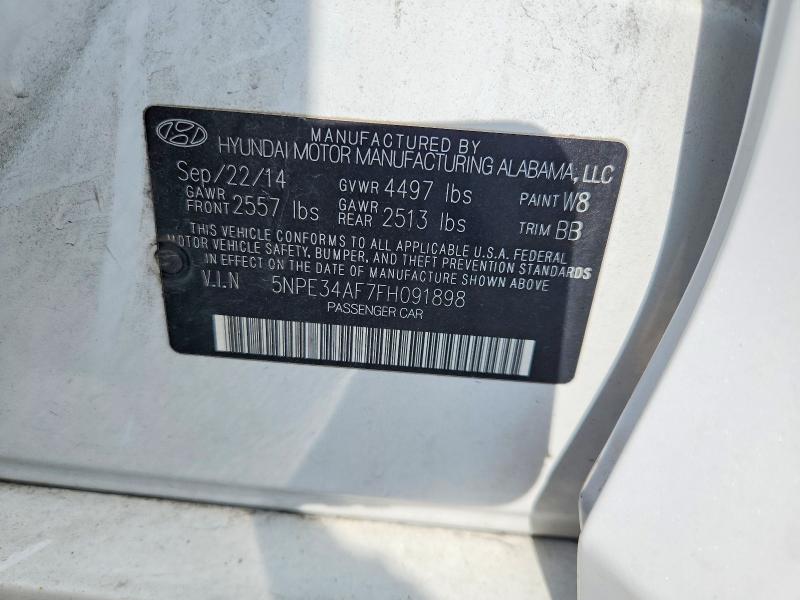 Продажа на аукционе авто 2015 Hyundai Sonata, vin: 5NPE34AF7FH091898, номер лота: 56757656